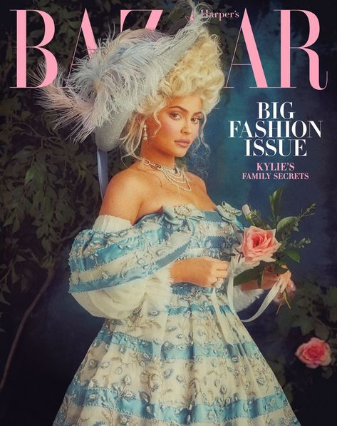 Kylie Jenner Is Marie Antoinette Meets Malibu Barbie for Harper's Bazaar March 2020 Kylie Jenner Interview, Harpers Bazaar Covers, Stile Kylie Jenner, Harpers Bazaar Magazine, Estilo Kylie Jenner, Paper Magazine, Jenner Family, Fashion Magazine Cover, Kylie Kristen Jenner