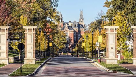 depauw university - Google Search Depauw University, University Entrance, Usa States, Princeton University, College Campus, Freshman Year, Exterior Design, Indiana, Entrance