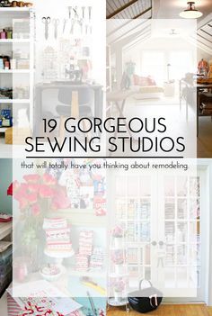 Sewing Studio Inspiration - The Sewing Rabbit Sewing Studios, Rabbit Sewing, Crocheting Inspiration, Selamat Hari Valentine, Craft Tables, Sewing Rabbit, Sewing Corner, Sewing Room Inspiration, Sewing Room Storage