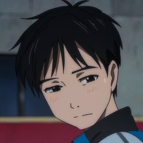 Yuuri Katsuki Icon, Yuri Katsuki Icon, Yuri On Ice Yuri Katsuki, Ice Icons, Ice Icon, Ice Aesthetic, Katsuki Yuri, Random Icon, Character Studies