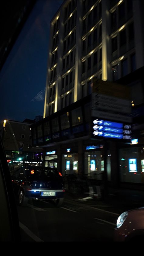 night, lights, Germany, aesthetic, Buildings At Night Aesthetic, Frankfurt Germany, Late Night Drives, Waves Wallpaper, Story Instagram, Night Driving, Girls World, Night City, Night Aesthetic