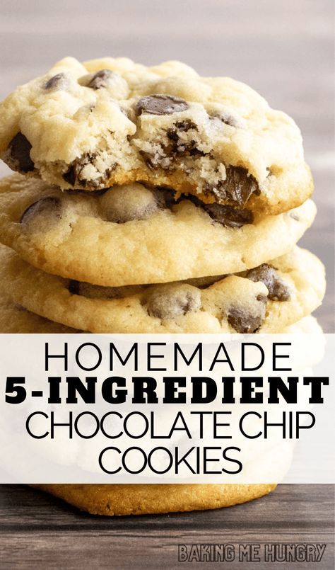 5 Ingredient Chocolate Chip Cookies without Brown Sugar No Flour Cookies 3 Ingredients, Easy Chocolate Chip Cookies 3 Ingredients Simple, 3 Ingredient Cookies Chocolate Chip, Chocolate Chip Cookies Without Brown Sugar, Chocolate Chip Cookies No Brown Sugar, Easy Chocolate Chip Cookies 3 Ingredients, Cookie Recipes Without Brown Sugar, Easy Chocolate Chip Cookie Recipes, Homemade Cookies Chocolate Chip