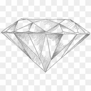 Diamond Drawing Sketches, Drawing Sketches Step By Step, Side View Sketch, Sketches Step By Step, Diamond Sketch, Church Tattoo, View Sketch, Pressure Makes Diamonds, Birthday Card Craft