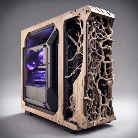 Gaming Computer Case Painting Inspirations - LithGeek Custom Gaming Computers Custom Pc Case, Diy Computer Case, Custom Gaming Computer, Custom Computer Case, Case Painting, Diy Pc, Arduino Projects Diy, Build A Pc, Pc Builds