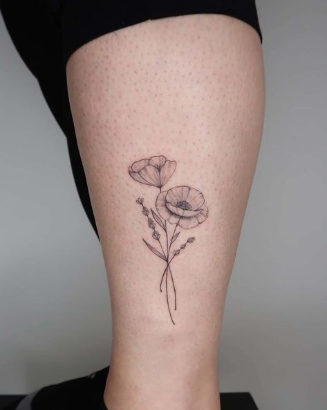 Cute Artsy Poppy Flower Tattoo Poppy Morning Glory Tattoo, Lily And Poppy Flower Tattoo, Rose And Poppy Flower Tattoo, Lily And Poppy Tattoo, Wild Poppy Tattoo, Realistic Poppy Tattoo, Cute Poppy Flower Tattoo, Marigold And Poppy Tattoo, White Poppy Tattoo