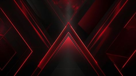 Abstract futuristic black and red gaming... | Premium Photo #Freepik #photo #futuristic-design #dark-banner #wallpaper-banner #graphics Red Gaming Background, Dark Banner, Gaming Background, Neo Futurism, Banner Wallpaper, Red And Black Background, Abstract Futuristic, Red And Black Wallpaper, Black Banner