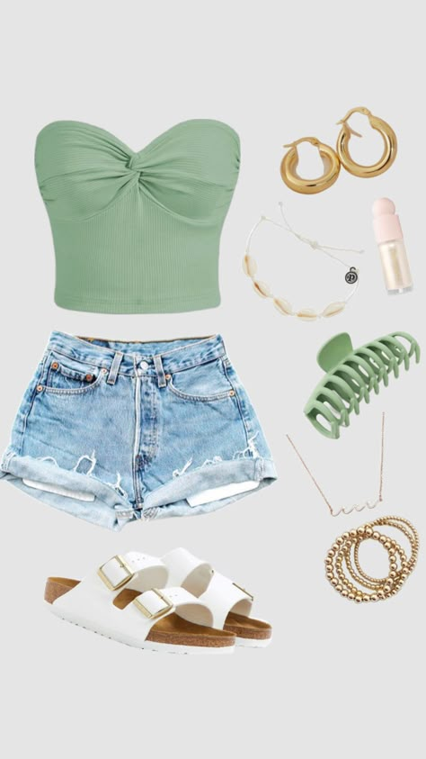 Outfit Basic, Preppy Summer Outfits, Outfit Inspo Summer, Casual Preppy Outfits, Trendy Outfits For Teens, Trendy Summer Outfits, Outfit Cute, Cute Preppy Outfits, Simple Trendy Outfits