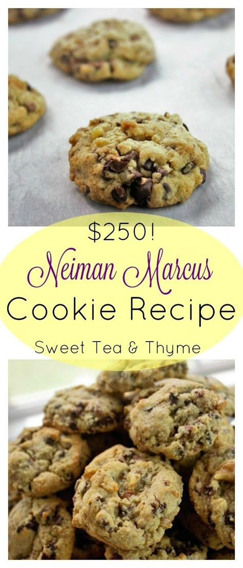 Neiman Marcus Cookie Recipe - Sweet Tea and Thyme Neiman Marcus Chocolate Chip Cookies, Neiman Marcus Cookie Recipe, Neiman Marcus Cookies, Brownie Mix Cookies, Resep Brownies, Chippers, Easy Chocolate Chip Cookies, Oreo Recipes, Recipe Sweet