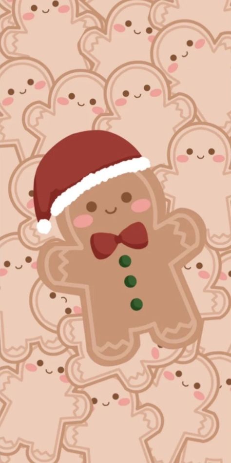 Cute Gingerbread Wallpaper, December Lockscreen, Christmas Wallper, Christmas Phone Wallpapers, Halloween Home Decor Ideas, Christmas Wallpaper Ipad, Wallpapers Christmas, Christmas Lockscreen, Christmas Wallpaper Iphone Cute