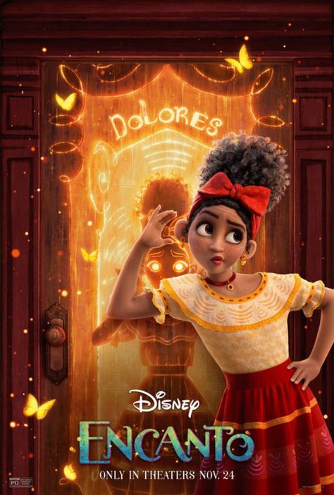 Dolores Madrigal Wallpapers Animation Disney, Disney Encanto, Disney Wiki, Images Disney, Film Disney, Walt Disney Animation Studios, Walt Disney Animation, Art Disney, Comfort Characters