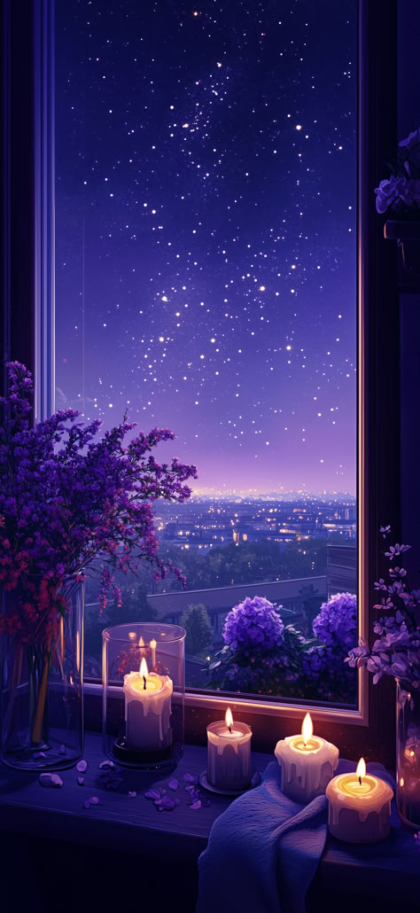 Lockscreen Art Paintings, Sleep Iphone Wallpaper, Purple Bow Wallpaper, Aesthetic Bright Wallpaper, Aesthetic Lofi Wallpaper, Lofi Chill Wallpaper, Matching Home And Lock Screen Wallpapers, Purple Magic Aesthetic, Girly Phone Wallpapers