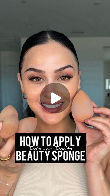 How To Use Makeup Sponge, Applying Foundation With Sponge, Christen Dominique, How To Use Makeup, Diy Makeup Remover, 5 Minute Makeup, Diy Beauty Treatments, How To Apply Foundation, Skin Care Steps