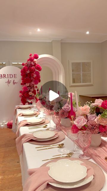 The Bloom Print on Instagram: "🩷💗 Pink Moments 💗🩷

The most gorgeous setup, the table and backdrop paired together so perfectly🥰🩷

Backdrop & Table Styling: @thebloomprintco 
Venue: @cottonshotel 
•
•
•
•

#birthdaysetup#eventdecor#thebloomprint#firstbirthday#birthdayinspo#babybirthdaysetup#birthdaygirl#babygirl#fauxflowersetup#luxuryeventdecor#bespokeevents#bespokedecor#bridalshower#bridalshowerinspo#babygirl#babyshower#babyshowerinspo#birthday#cloudtheme#teddybear#babyshowerideas#flowerdecor#ohbaby#weddinginspo#bettertogether#weddingsetup#weddingdecor#theeventcollectivex#birthdayparty#tablescape" Event Table Set Up Ideas, Sweet 16 Table Setup, Table Set Up Ideas, Sweet 16 Table, Event Table, Table Styling, Table Setup, Host A Party, Sweet 16