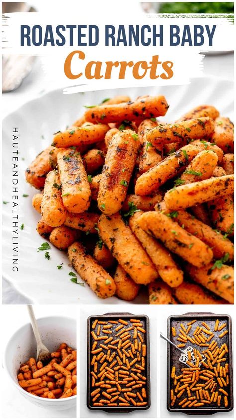 Delight your family with the most tender, flavorful oven-roasted baby carrots recipe, flavored with homemade ranch seasoning. So easy to make! Ranch Carrots, Baby Carrots Recipe, Baby Carrot Recipes, Roasted Baby Carrots, Homemade Ranch Seasoning, Carrots Recipe, Homemade Ranch, Delicious Vegetables, Ranch Seasoning