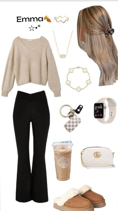 Fall outfits🍁🍂🖤🖤 Stile Blair Waldorf, Adrette Outfits, Preppy Fall Outfits, Fest Outfits, Casual Preppy Outfits, Trendy Outfits For Teens, Cute Lazy Day Outfits, Cute Outfits For School, Lazy Day Outfits