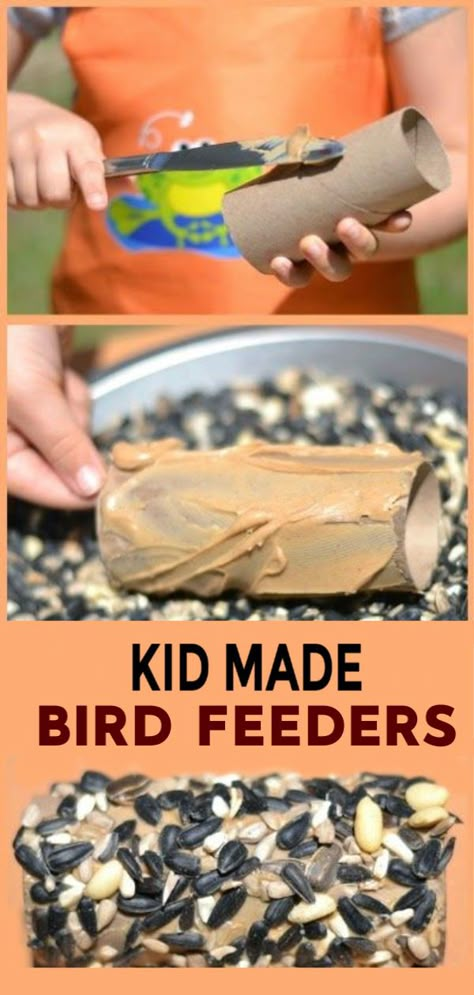 Animal Week Crafts, Handmade Bird Feeders, Animal Summer Camp Activities, Animal Week Activities, Nature Week Activities, Pinecone Bird Feeder, Bird Feeders For Kids To Make, Fun Spring Activities, Craft For Spring