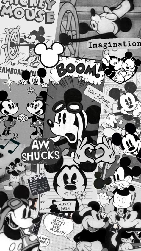 #mickeymouse #magic #disney #waltdisneyworld #mickeyandminnie #disneyaesthetic #vibes #themagic #art #cartoon #blackandwhite Disney Watch Faces, Aesthetic Mickey Mouse, Wallpaper Mickey Mouse, Disney Mural, Mickey Mouse Background, Miki Mouse, Arte Aries, Wallpaper Classic, Mickey Mouse Wall