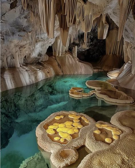 Lechuguilla Cave, Carlsbad Caverns National Park, New Mexico.  Photo credit:  US Hiking Place Facebook page. Carlsbad Caverns New Mexico, Carlsbad Caverns National Park, Carlsbad Caverns, Winter Road, Take A Hike, Travel Brochure, Google Lens, Fantasy Landscape, Facebook Page