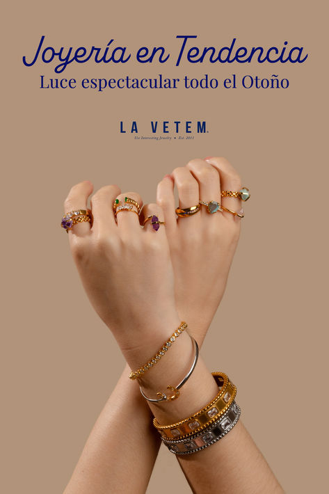 ✨Luce espectacular esta temporada con tu Joyería Favorita. 15% OFF online, sin mínimo de compra, usando el código: RENACER *Código válido online al 31 OCTUBRE 2024 *Aplican Restricciones