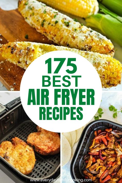 A delicious list of 175 of the best air fryer recipes out there. They’re mouthwatering good and will have you using your air fryer nonstop. Vortex Air Fryer Recipes, Best Eggplant Recipe, Spicy Honey Chicken, Honey Garlic Chicken Wings, Chili Oil Recipe, Air Fryer Chicken Recipes, Best Air Fryer Recipes, Healthy Air Fryer Recipes, The Best Air Fryer