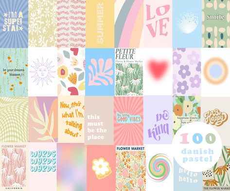 Excited to share this item from my #etsy shop: Danish Pastel collage kit, aesthetic, 100, digital download, Y2K, dorm decor for college girls, teen girl room decor, Pastel Wallpaper Collage, Aesthetic Danish Pastel Wallpaper, Danish Pastel Collage, Danish Pastel Wallpaper, Plakat Design Inspiration, Danish Aesthetic, Pastel Collage, Pastel Danish, Photographie Indie