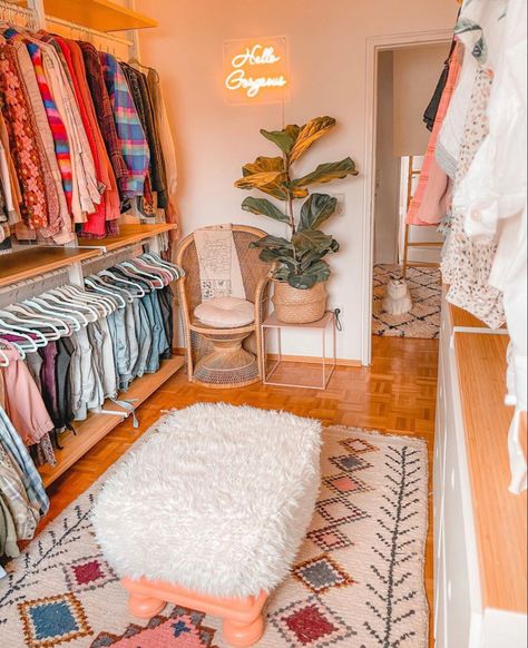 Spare Room Into Closet, Turning A Bedroom Into A Walk In Closet, Bedroom Turned Into Closet, Spare Room Closet Ideas, Get Ready Room Ideas, Spare Room Dressing Room Ideas, Spare Room Walk In Closet, Bedroom Turned Closet, Spare Room Closet