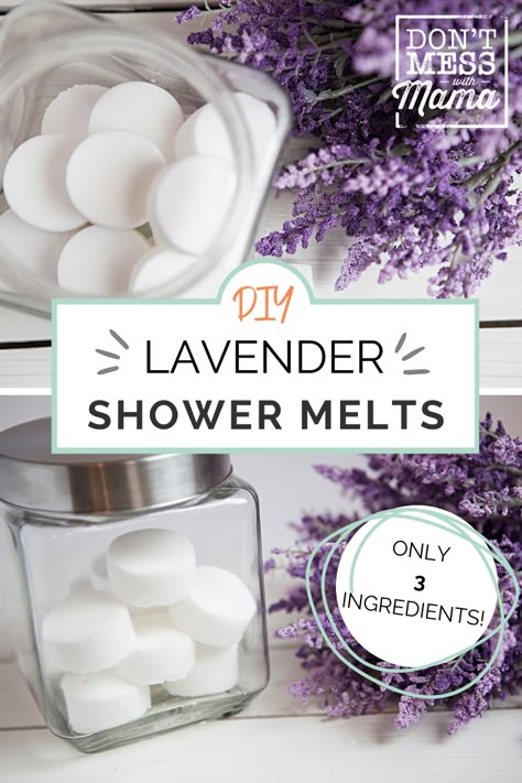 Diy Shower Melts, Bath Melts Diy, Shower Steamers Diy, Shower Melts, Diy Lavender, Lavender Crafts, Bath Melts, Lavender Heart, Diy Aromatherapy