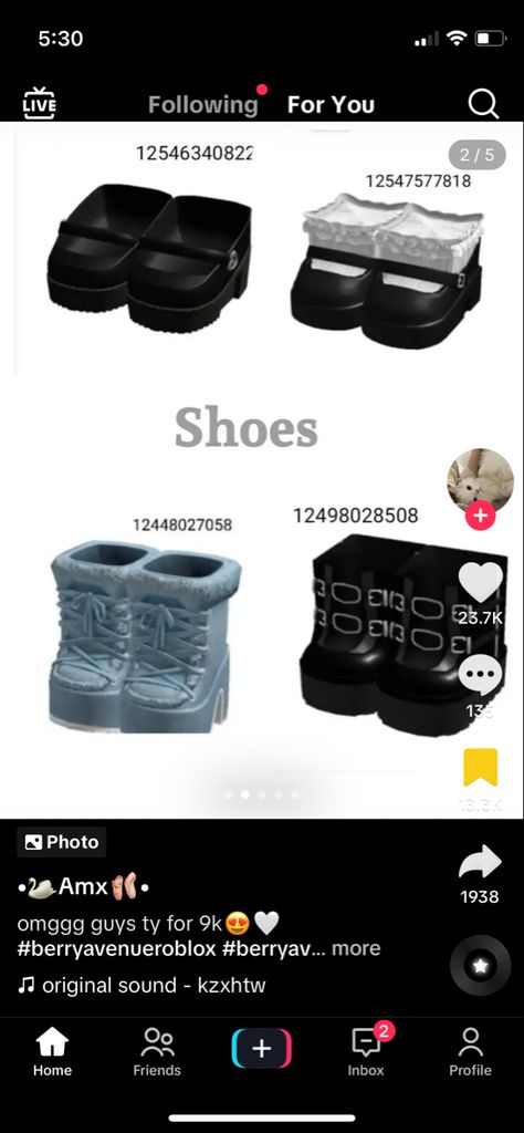 Berry Avenue School Shoes Codes, Roblox Outfits Codes Shoes, White Heels Roblox Code, Boots Code Berry Ave, Bloxburg Outfit Codes Shoes, Bloxburg High Heels Codes, Roblox Heels Id Code, Heel Codes Bloxburg, Bloxburg Slippers Codes