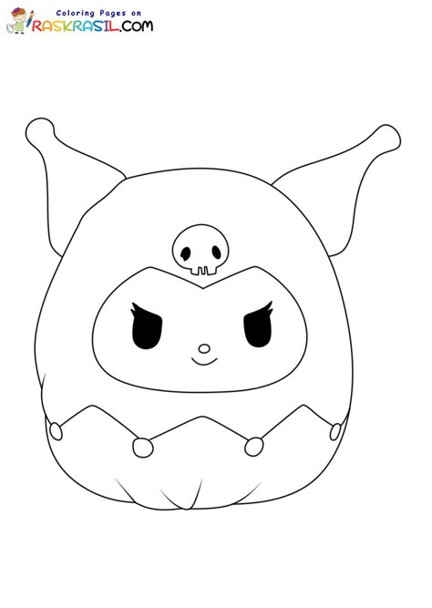 Squishmallows Coloring Pages Squishes Paper, Paper Squishy Printable, Squishmallows Coloring Pages, Paper Squish, Family Coloring Pages, Food Coloring Pages, Detailed Coloring Pages, Kitty Drawing, Hello Kitty Drawing