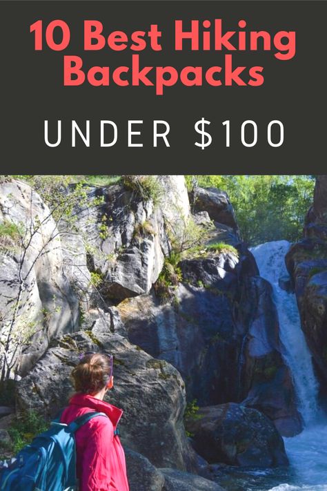 Planning a trek on a budget, and looking for the best hiking backpacks under $100? Here are 10 of the absolute best! From The North Face to Mountaintop and even Osprey, there are plenty of backpacks under $100 USD to choose from! Backpacking Checklist, Trekking Gear, Backpacking Essentials, Best Hiking Backpacks, Backcountry Camping, Hiking Essentials, Backpacking Tips, Backpacking Gear, Hiking Tips