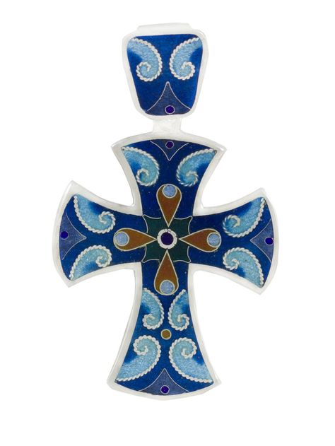 #enamel #sterlingsilver #handmade #cross #jewelry Cloisonne Enamel Jewelry, Cloisonne Enamel, Pottery Ideas, Cross Jewelry, Enamel Jewelry, Diy Jewelry, Handmade Jewelry, Sterling Silver, Pattern