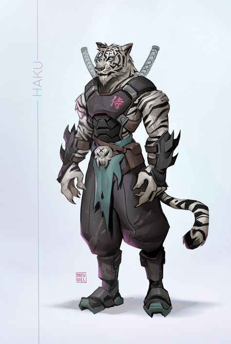 Tiger Warrior, Tiger Character, Tiger Artwork, Ben 10 Comics, Cats Artists, Cool Swords, Tiger Art, Dungeons And Dragons Characters, Cat Boys