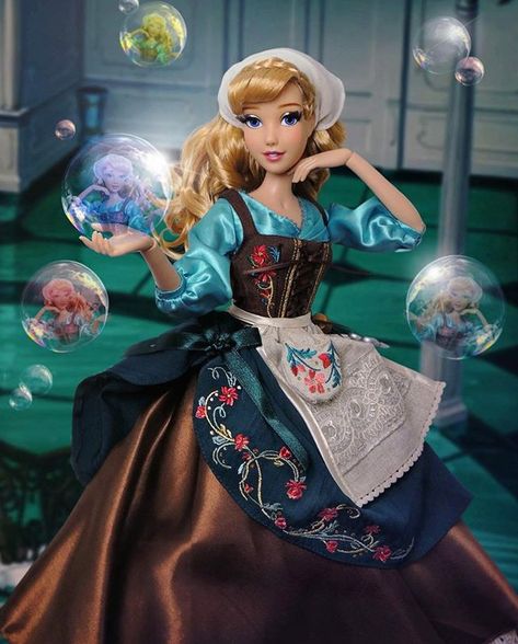 Carl 👈 on Instagram: ““Oh Sing Sweet Nightingale..” 🐭🎶💙 What a FANTASTIC doll we received to celebrate Cinderella’s 70th Anniversary! She’s absolutely perfect…” Sing Sweet Nightingale, Barbie Inspiration, Disney Barbie Dolls, Cinderella Doll, Descendants 1, Barbie Disney, Disney Princess Dolls, Disney Princess Cinderella, Barbie Diorama