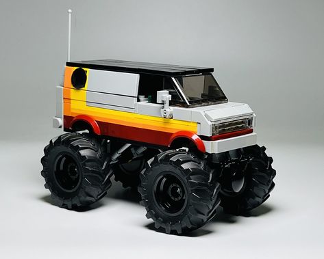 Lego Monster Truck, Lego Monster, Lego Vehicles, Amazing Lego Creations, Lego Builder, Awesome Lego, Lego Cars, Lego Stuff, Cool Lego