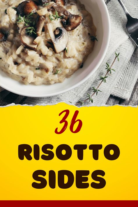 What to Serve with Risotto What To Serve With Risotto, Grilled Potato Wedges, Risotto Dinner, Mashed Potato Pancakes, Risotto Dishes, Antipasto Salad, Roast Zucchini, Garlic Green Beans, Grilled Potatoes