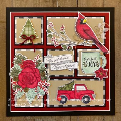 Sunshine Care Package, Christmas Sampler, Box Frame Art, Scrapbook Frames, Sampler Box, Christmas Shadow Boxes, Christmas Collage, Stampin Up Christmas, Christmas Frames