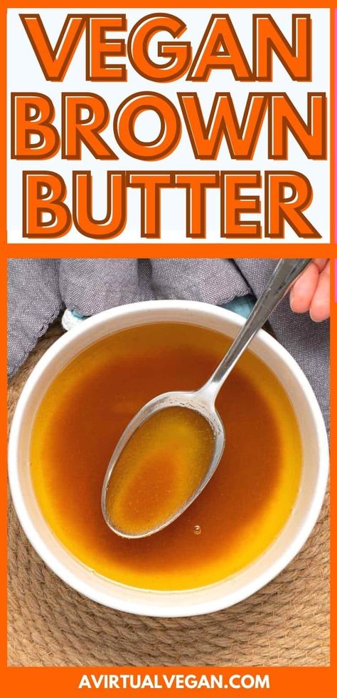 Baking Recipes Vegan, Vegan Brown Butter, Savory Bread Recipe, Non Dairy Butter, Sweet Savory Recipes, Brown Butter Sauce, Sweet Potato Biscuits, Vegan Baking Recipes, Hazelnut Butter