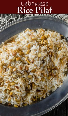 Lebanese Rice With Vermicelli, Syrian Rice, Rice With Vermicelli, Lebanese Rice Recipe, Lebanese Rice, The Mediterranean Dish, Lebanese Food, Rice Side Dishes, Vegan Side Dishes