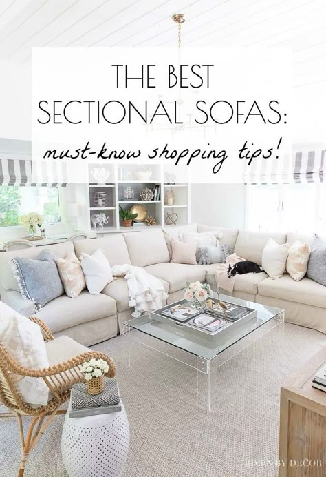 Must-know shopping tips for choosing the best sectional sofa for your family! Info on the best sectional and sofa brands and what fabrics and features to look for. So helpful! Best Sectional Sofa, Deep Sectional Sofa, Deep Sectional, Sofa Design Ideas, Latest Sofa, Latest Sofa Designs, Sectional Sofas Living Room, Corner Sofa Set, Diy Sofa