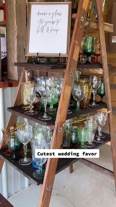 Goblet Wedding Favor, Choose A Glass Wedding, Choose A Glass Its Yours To Keep Wedding, Vintage Glasses Wedding Favor, Take A Glass Its Yours To Keep Wedding, Glasses As Wedding Favors, Pick Your Glass Wedding, Choose Your Glass Wedding, Thrifted Glass Wedding