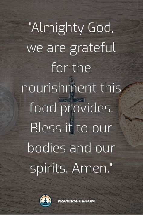 Grateful for Nourishment Prayer Prayer For Food Blessing, Prayers For Food, Meal Prayer, Prayers For Kids, Mealtime Prayers, Food Prayer, Psalm 65, Psalm 24, Philippians 4 19