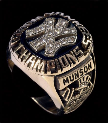 World Series Rings, Mlb World Series, Thurman Munson, Go Yankees, Yankees World Series, Championship Rings, Damn Yankees, New York Yankees Baseball, Yankees Fan