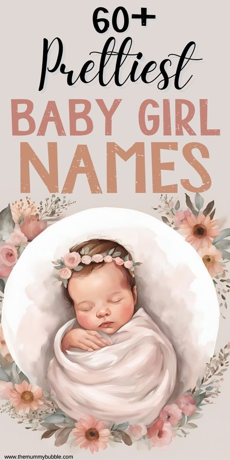 prettiest girl names Cute Sister Names, Pretty Girl Names With Meaning, Baby Names Unique List, Doll Names Ideas, Cute Names For Girls Unique, Vintage Female Names, Cute Baby Names Unique List, Girl Names That Start With A, Girls Unique Names