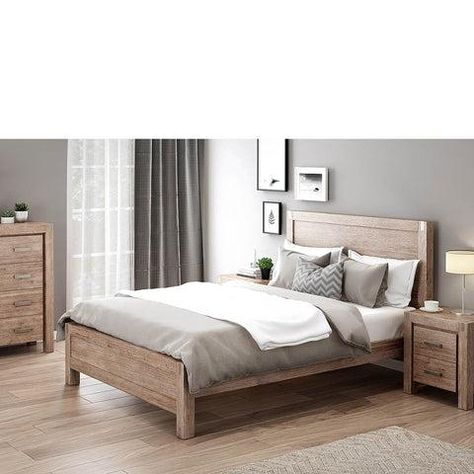 Made from Solid Acacia Frames, Qirin bed has a simple appearance which will be best for those who want a neat and minimal look in their bedroom. #furniture #furnituredesign #furnitures #decor #homedecor #homedecoration #seating #cabinet #desk #lighting #bed #shelves #decoration #outdoorfurniture #dining #mirror #clocks #receptionfurniture #furnituredecor #replicafurniture #livingroom #sofa #diningroom #bedroom #rugs #kidsroom #plantpots #arts #homeoffice #walldecals #furniturezccessories #table Light Oak Bedroom Furniture, Oak Bed Frame, High Headboard, Oak Bedroom Furniture, Timber Slats, King Single Bed, Oak Beds, Single Bed Frame, Oak Bedroom