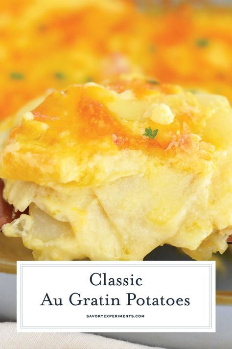 Au Gratin Potatoes Recipe, Gratin Potatoes Recipe, Au Gratin Potatoes Easy, Sweet Potato Oven, Oven Roasted Sweet Potatoes, Cheesy Potatoes Recipe, Au Gratin Potatoes, Au Gratin Potato Recipes, Gratin Potatoes