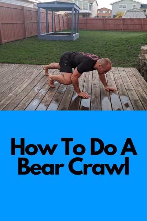 Bear Crawl Workout, Bear Crawl Exercise, Slider Exercises, Bear Crawl, Military Workout, Muscle Bear, Jiu Jitsu Training, Floor Workouts, Woodland Birthday