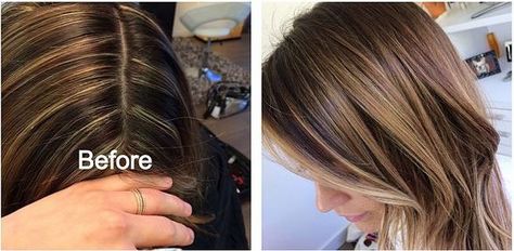 Stripey highlights before and after Nordic Blonde, Hair Dyes, Hair Photo, Modern Salon, Hair Envy, Bad Hair, Hair Today, Hair Dos, Blonde Highlights