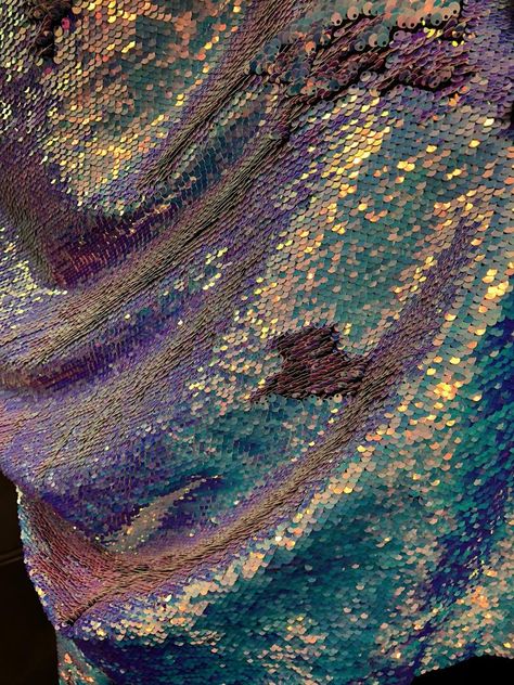 Mermaid Sequin Fabric, Shrink Art, Vegas Shows, Sequins Fabric, Mermaid Sequin, Fish Scales, Full Look, Sequin Fabric, Nightgowns