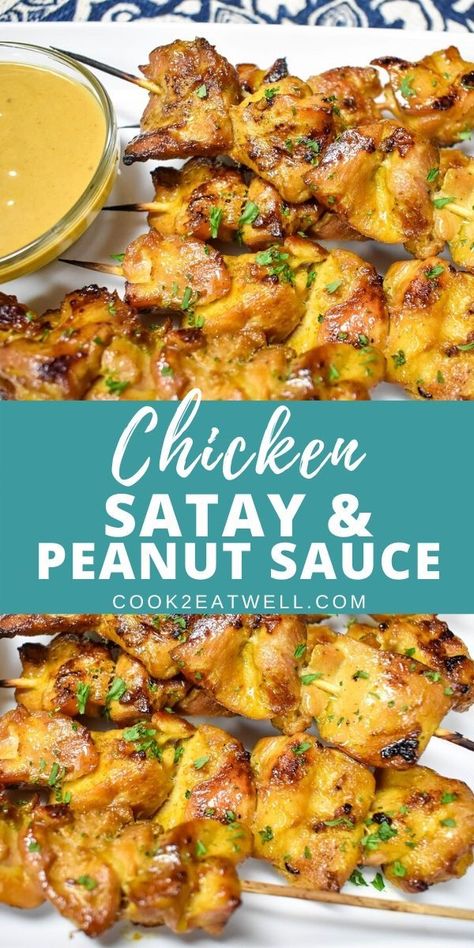 Recipes Using Thai Peanut Sauce, Chicken Saute With Peanut Sauce, Satay Chicken Marinade, Recipetineats Recipes, Recipe Tin Eats Recipes, Chicken Saute, Thai Satay, Chicken Satay With Peanut Sauce, Thai Chicken Satay