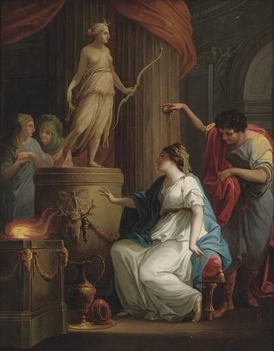 Neo Classical Painting, Neo Classical Art, Angelica Kauffmann, Goddess Greek, Greek Myth, Neo Classical, Jean Baptiste, Old Paintings, Classical Art